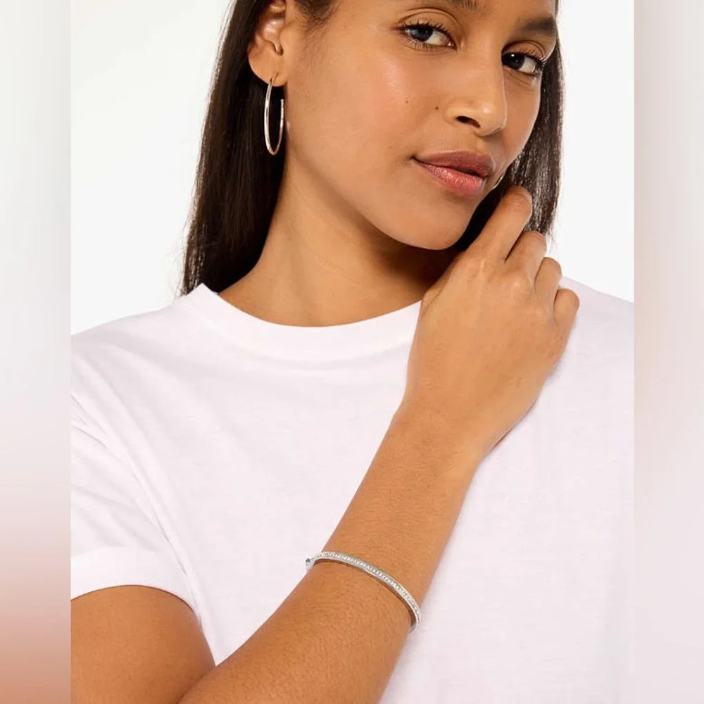 kate spade Silver Ring It Up Pave Bangle - Picture 2 of 7